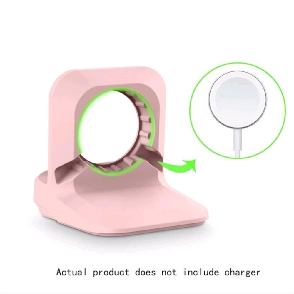 Pink Apple Watch Charger Stand - Picture 4 of 9
